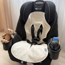 Inserție pentru scaun auto sau cărucior din muselină, milky (5)